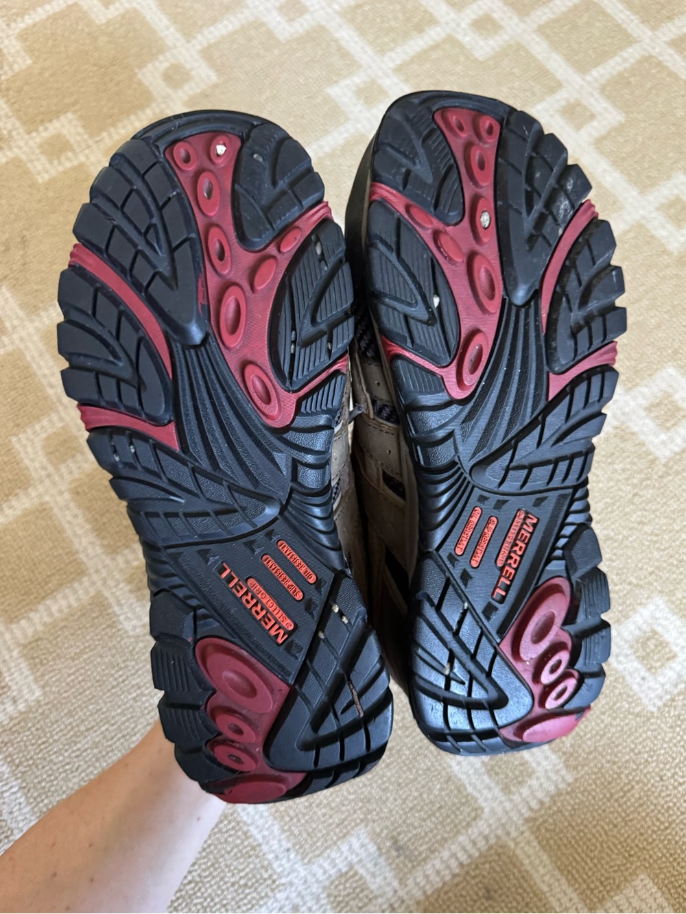 Merrell Moab 2 Vent Waterproof Composite Toe Work Shoes Brown Women’s 7.5 - Picture 4 of 13